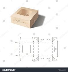 Retail Box With Blueprint Template | Ide Kemasan, Kotak Box Blueprint, Box Packaging Templates, Template Box, Box Template Printable, Paper Box Diy, Paper Box Template, Printable Box, Packaging Diy, Packaging Template