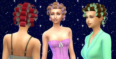 Mystufforigin: Hair Rollers Conversion - Sims 4 Hairs - http://sims4hairs.com/mystufforigin-hair-rollers-conversion/ Roller Set Hairstyles, Sims 4 Cc Hair, Sims 4 Decades Challenge, Sims 4 Blog, Sims 4 Studio, Sims 4 Characters, Sims4 Clothes, Sims 4 Update, Sims Hair