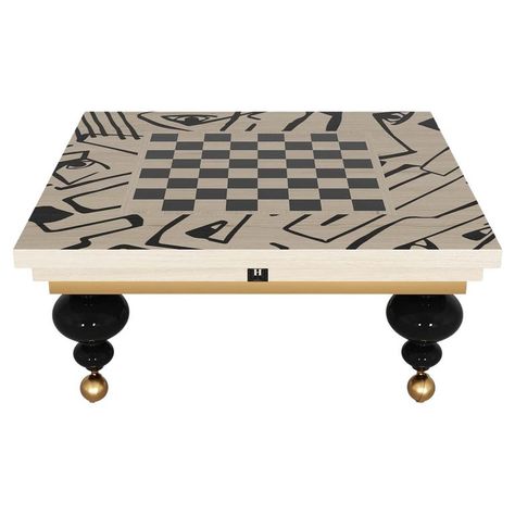 Check out this item from 1stdibs! Modern Center Coffee Black & White Chess Board Table Top With Golden Details: https://www.1stdibs.com/id-f_26332222 Black And White Chess Board, Coffee Black And White, Chess Board Table, Artistic Furniture, Chess Table, Chess Players, Burnt Sienna, Coffee Black, Interior Concept