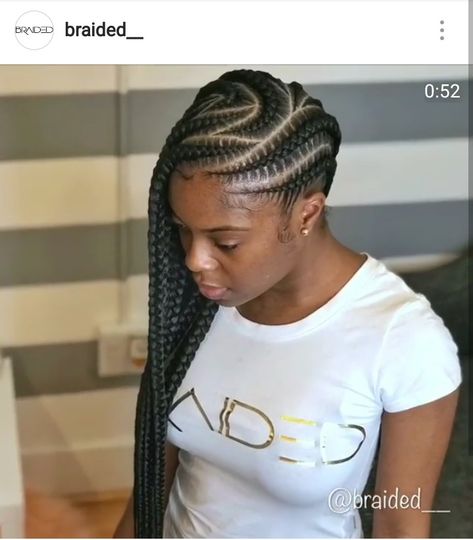 Medium lemonade braids Lemonade Braids Hairstyles, Feed In Braids, Feed In Braids Hairstyles, African Hair Braiding Styles, Types Of Braids, Stitch Braids, Feed In Braid, Beautiful Braids, Girls Hairstyles Braids