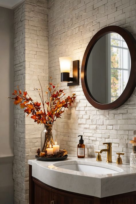 Fall Furniture , Autumn Cozy Fall ,Decor Easy Fall ,
Decor Neutral Fall ,Decor Fall ,Decor Inspiration ,Fall Decor Ideas Cosy Bathroom Decor, Amber Bathroom Decor, Fall Themed Bathroom, Autumn Bathroom Decor, Fall Fireplace Decor Mantles, Autumn Bathroom, Fall Bathroom Decor Ideas, Fall Apartment Decor, Fall Bathroom Decor