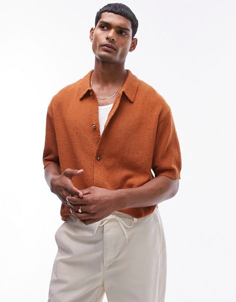 Polo Shirts by Topman Welcome to the next phase of Topman Spread collar Button placket Short sleeves Regular fit Estilo Country, Cardigan Shirt, Maxi Dress Trend, Curves Workout, Petite Maternity, Plus Size Pregnancy, Vans Old Skool, Skirted Swimwear, Swimwear Accessories