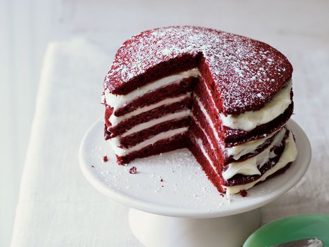 Red Velvet Pancakes, Loveless Cafe, Red Velvet Recipes, Perfect Pancakes, Oreo Recipes, Homemade Pancakes, Breakfast Cake, Pancakes And Waffles, Velvet Cake