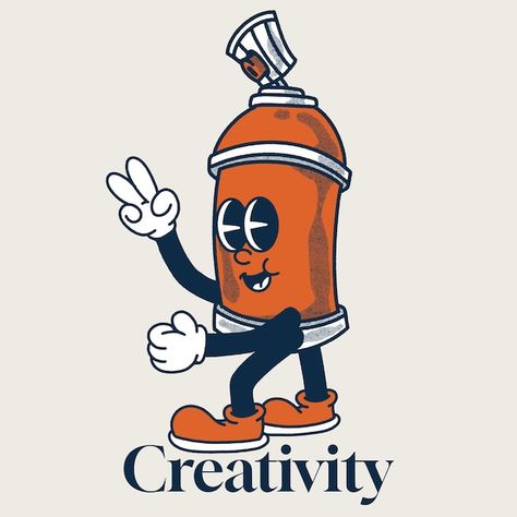 Spray Paint Can Art, Doodle Graffiti, Fun Zone, Graphic Design Images, Art Creativity, Graffiti Cartoons, Graffiti Characters, Graffiti Painting, Silly Faces