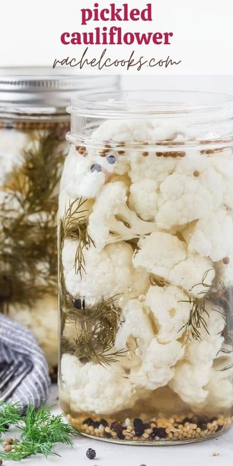 Fermented Cauliflower, Cauliflower Pickles, Quick Pickled Radishes, Refrigerator Pickle Recipes, Pickled Cauliflower, Fermented Veggies, Quick Pickled, Radish Recipes, Refrigerator Pickles