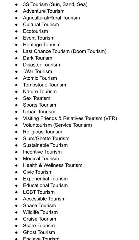 Types of Tourism pt. 1 Tourism Student, Hospitality And Tourism Management, Student Skills, Nature Tourism, Food Tourism, Tourism Management, Tour Manager, Tourism Development, Adventure Tourism