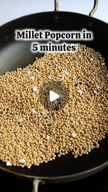 Puffed Millet Recipes, Millets Recipes Indian, Healthy Snacks Indian, Quick Indian Snacks, Jowar Recipes, Puffed Millet, Millets Recipes, Healthy Indian Snacks, Low Calorie Snack