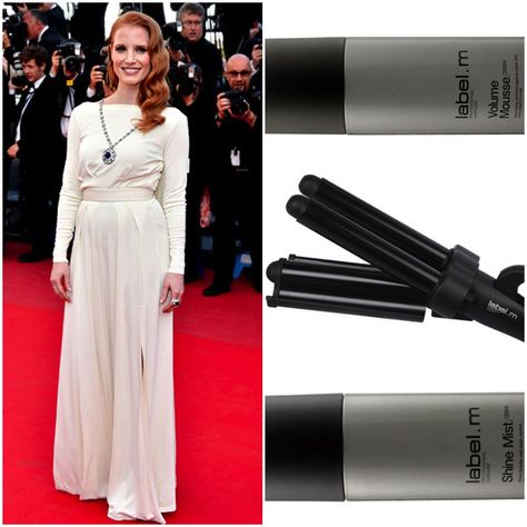 Recreate Jessica Chastain's glamorous Hollywood waves by prepping hair with label.m Volume Mousse to give the perfect malleable texture for creating waves, before using the label.m Advanced Pro Triple Barrel Waver to create the curls and spraying with label.m Shine Mist for a polished finish! Volume Mousse, Label M, Creative Hair, Hollywood Waves, Face Book, Creative Hairstyles, Jessica Chastain, The Label, Mist