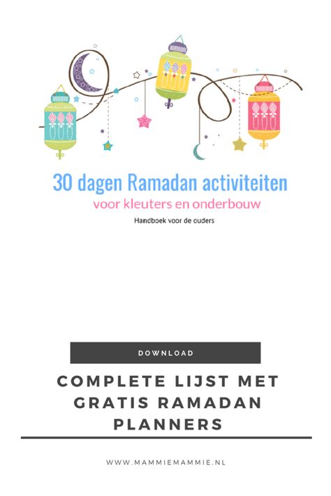 30 dagen ramadan activiteiten boek voor kinderen Mama Blog, Eid Ul Adha, Diy Stuff, Ramadan, Parenting, Map, Van