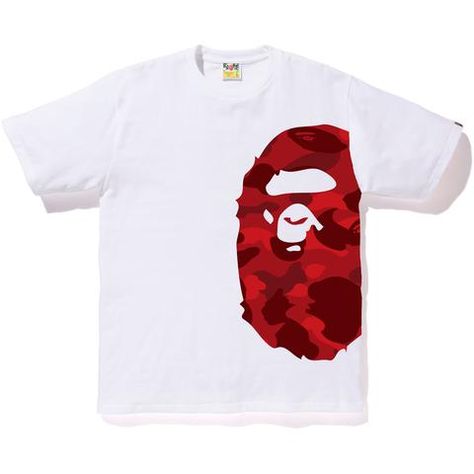 Bape Tshirt, Bape Tee, Bape Camo, Bape T Shirt, Bape Shirt, Apparel Design Inspiration, Red Camo, Red Tee, Diamond Supply