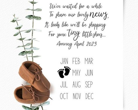 APRIL 2023 Pregnancy announcement quote calendar, Social Media Pregnant Announcement, Expecting baby printable card, Baby Due Date October 2023 Calendar, Pregnancy Announcement Quotes, Pregnant Announcement, Due Date Calendar, Baby Due Date, Baby Printables, Baby Due, Due Date, Expecting Baby