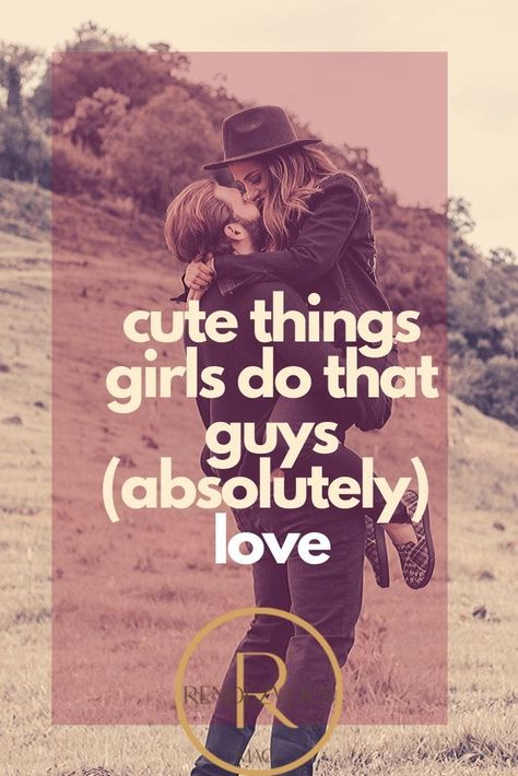 There are just some things that girls do that guys love. Some are the cute and adorable quirks that you have while others are more about how you act when together. Cute Things To Do For Him, Things Girls Do That Guys Love, Mind Health, Romance Tips, Soulmate Connection, Get A Boyfriend, A Guy Like You, Relationship Struggles, Relationship Psychology