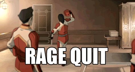 Hasook rage quits on Legend of Korra Rage Quit, Legend Of Korra, New Trailers, Avatar, Funny Memes, Family Guy, Gif, Google Search, Memes