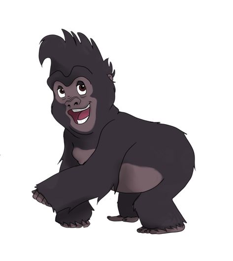 Tarzan Cartoon, Terk Tarzan, Tarzan Gorilla, Tarzan Party, Clayton Tarzan, Tarzan Characters, Baby Tarzan, Tarzan Disney, Disney Sleeve