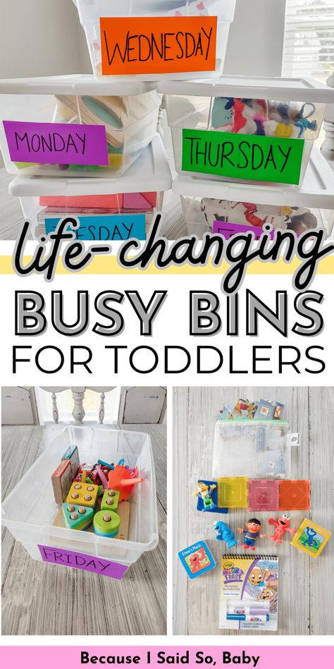 Morning Busy Boxes for Toddlers Best Sensory Bins, Busy Bins, Sensory Bin Ideas, Toddler Sensory Bins, Diy Sensory, Homeschool Preschool Activities, Morning Activities, Baby Play Activities, Busy Boxes