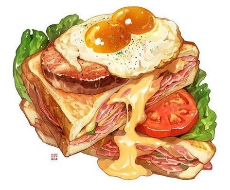 Japanese Anime Food Art, Breakfast Food Art, Japanese Food Illustration, Japanese Food Art, Cartoon Food, 귀여운 음식 그림, Food Drawings, Foodie Art, Food Artwork