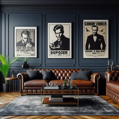 Men Room Decor Masculine Lounge Room, Man Living Room Ideas Masculine Interior, Bachelor Decor Ideas, Mens Lounge Room, Bachelor Living Room Ideas, Room Man Cave Ideas, Interior Design Men, Modern Man Cave Ideas, Bachelor Pad Decor Masculine Interior