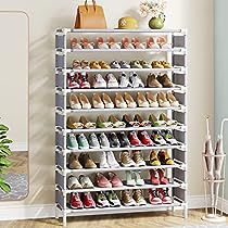 Open Shoe Rack, Space Saving Shoe Storage, Shelf Tall, 50 Pair Shoe Rack, Large Shoe Rack, Metal Shoe Rack, Shoe Rack With Shelf, Boot Storage, Entryway Shoe Storage