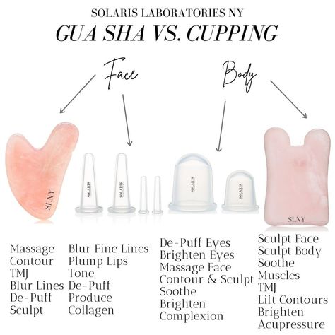 Different Gua Sha Tools, Gua Sha Technique Printable, Facial Gua Sha Before And After, Gua Sha Results, Gua Sha Technique, Facial Routine Skincare, Cupping Massage, Facial Cupping, Gua Sha Massage