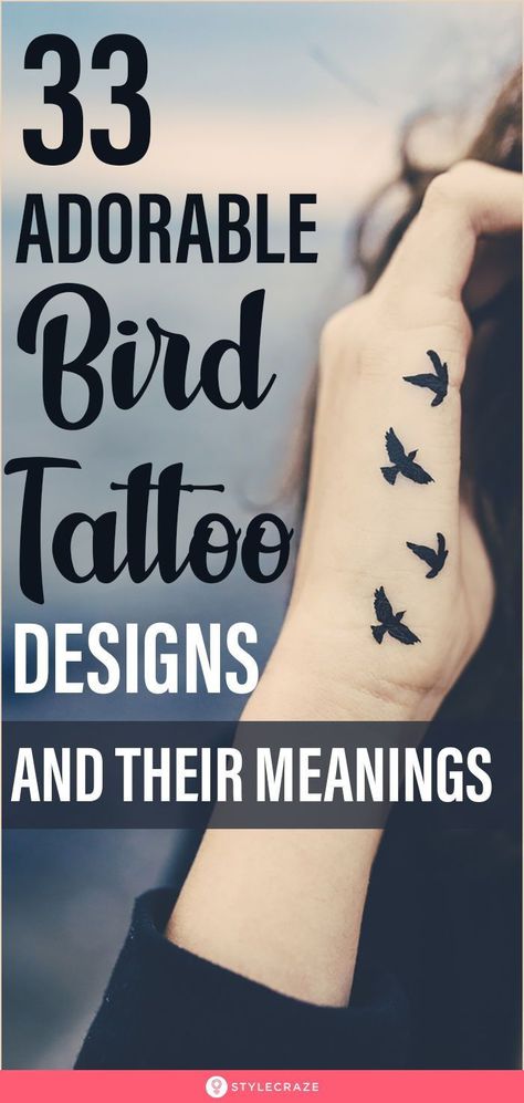 Birds have always been a source of fascination and charm. Bird tattoos are considered a strong metaphor for human life and emotions and usually depict freedom, trust, nobility, dedication, spirituality, and mortality. Here is a list of 33 cool bird tattoo designs with meanings that will surely win your heart and inspire you to get inked. #tattoo #birdtattoo #tattooideas😁 33 Adorable Bird Tattoo Designs And Their Meanings  #tattooinspiration #inkedlife #bodyartlove #tattooaddict #tattooideas Small Sparrow Tattoos, Three Birds Tattoo, Free Bird Tattoo, Two Birds Tattoo, Swallow Bird Tattoos, Simple Bird Tattoo, Small Bird Tattoos, Bird Tattoo Men, Little Bird Tattoos