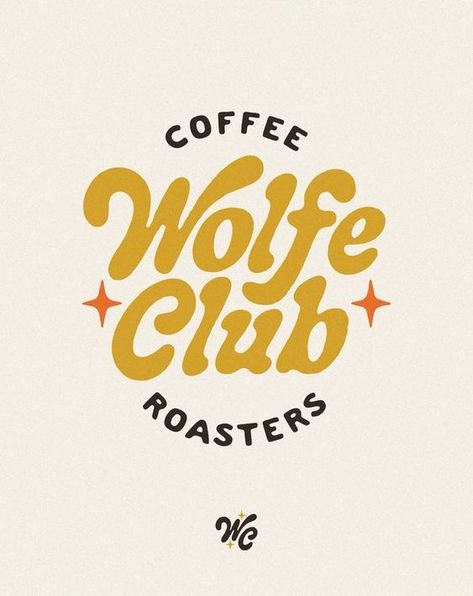 Club Logos Design, 70s Coffee Shop, Cute Logo Ideas, Coffee Shop Logo Design, Logo Club, Logos Vintage, Logos Retro, Inspiration Logo Design, Coffee Shop Logo