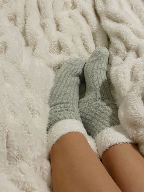 Fluffy Socks Aesthetic, Cute Socks Aesthetic, Socks Aesthetic, Urban Retreat, Xmas Wishlist, Fluffy Bedding, Fluffy Socks, Heated Blanket, Cozy Socks