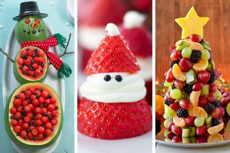 9 Ways to Get Festive with Fruit this Christmas Fruit Ideas For Christmas, Christmas Fruit Platter Kids, Christmas Fruit Bowl, Holiday Fruit Platter, Christmas Fruit Platter, Festive Fruit Platter, Christmas Veggie Tray, Veggie Christmas, Christmas Cheese Boards