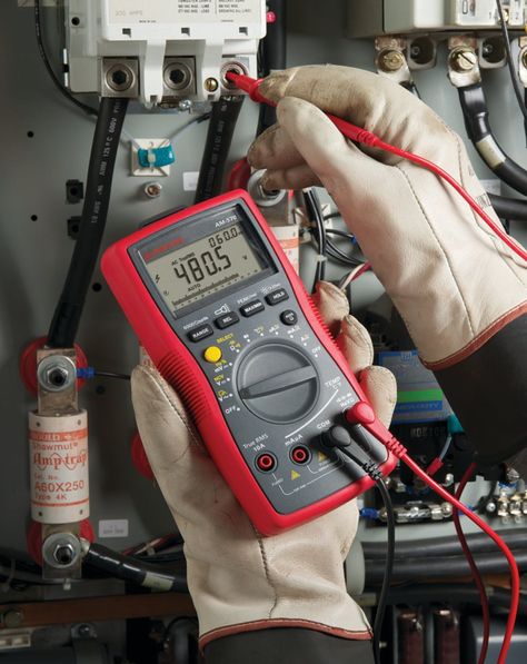 The Amprobe AM-570 auto-ranging digital multimeter is one of the best digital multimeters in its class. Designed for professional electricians who need to maintain service or troubleshoot advanced electrical systems in the most demanding environments, the AM-570 high voltage multimeter is packed full of professional digital multimeter features. With True-rms accuracy for measuring voltage in noisy environments, dual thermocouples for differential temperature measurements, low impedance mode to d Electrician Work, Cute Disney Quotes, Garage Workshop Plans, Electrician Services, Workshop Plans, Professional Electrician, Computer Shortcuts, Diy Electrical, Digital Multimeter