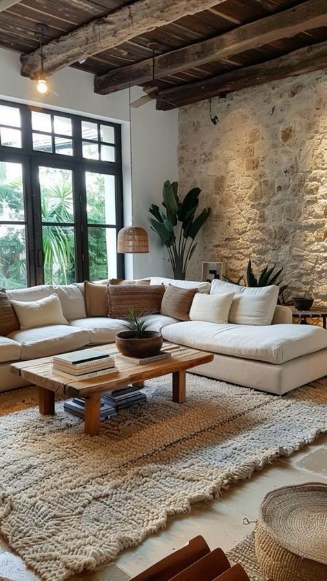 Hacienda Interior Design, Spanish Living Room, Spanish Style Home Interior, Modern Spanish Home, Modern Hacienda, Mediterranean Home Interior, Mediterranean Interior Design, Spanish Home Decor, Mediterranean Interior