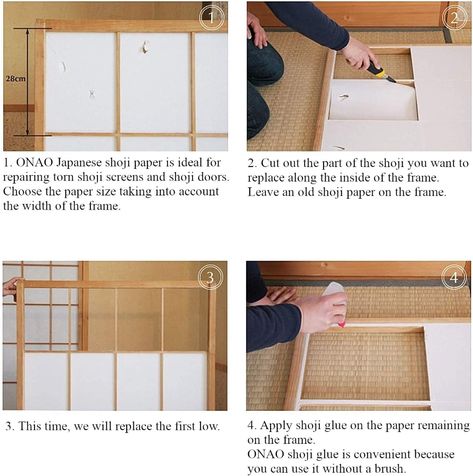 Shoji Window Covering, Diy Screen, Japanese Panels, Diy Japandi, Shoji Paper, Shoji Screen Diy, Japanese Paper Door, Shoji Doors Diy, Shoji Window