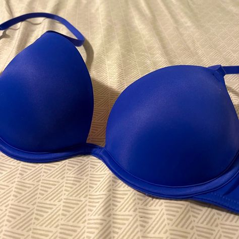 Pink Victoria’s Secret Wear Everywhere Super Push Up Bra In Royal Blue Size 32a. Washed Once But Never Worn Out. 32a Bra, Super Push Up, Blue Bra, Hot Women Dress, Sleep Wear, Pink Vs, Koenigsegg, Bra Women, Women Dress