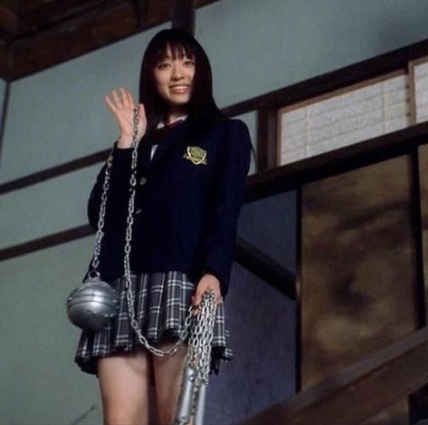 Gogo Yubari Costume, Kill Bill Costume, Kill Bill Movie, Gogo Yubari, Long Straight Black Hair, Horror Halloween Costumes, Gogo Dress, Straight Black Hair, Great Halloween Costumes