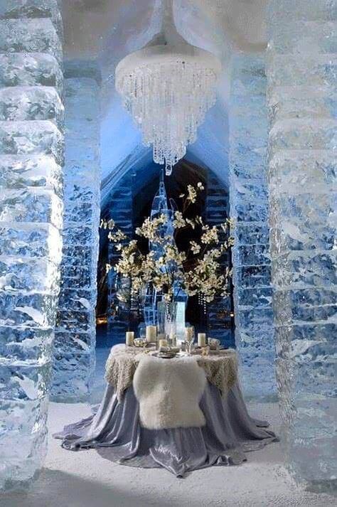 I Ice Hotel, Snow Sculptures, Ice Castles, Winter Wedding Decorations, Winter Wonderland Wedding, Ice Sculptures, Salou, Design Hotel, Wonderland Wedding