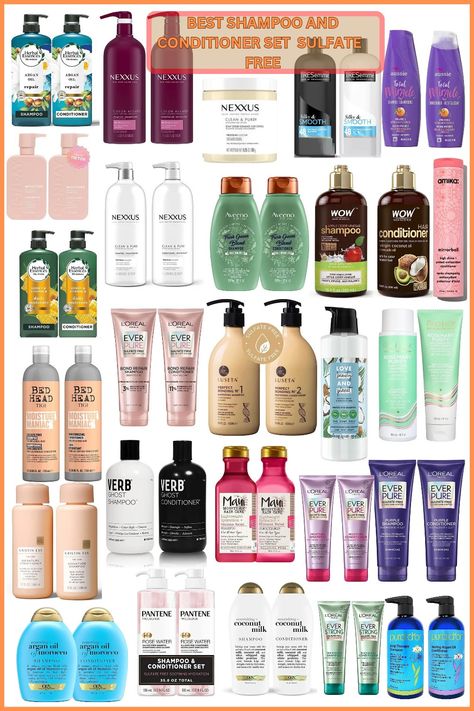 Popular Shampoo And Conditioner, What Are The Best Shampoos, Hair Care Best Products, Type 2 Hair Products, Guest Shampoo And Conditioner, Shampoos And Conditioners For Curly Hair, Good Shampoo For Dry Hair, Cheap Hair Products That Work, Protein Shampoo And Conditioner