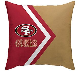 Offering classic style, a bold logo, and a whole lot of soft comfort, this throw pillow is a great addition to your game day routine. From Pegasus Sports. Can Cozy, Sport Bedroom, Day Routine, Improvement Books, Football Trading Cards, Sf 49ers, Nfl San Francisco, Lakeside Collection, Bold Logo