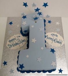 Number One Cake on Pinterest 1st Bday Cake, Boys 1st Birthday Cake, Shape Ideas, New Birthday Cake, Baby First Birthday Cake, 1st Birthday Cakes, Childrens Birthday Cakes, 1st Birthday Cake, Boy Birthday Cake