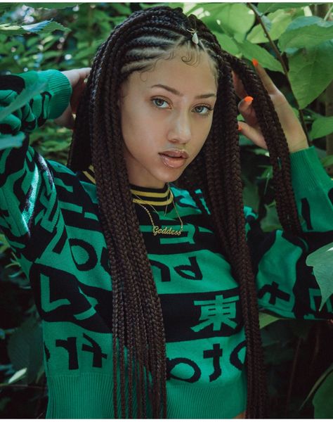 Kayla Bylon, Trendy We Fryzurach, Pigtail Braids, Fulani Braids, Box Braids Styling, Cool Braids, Beautiful Braids, Cornrow Hairstyles, Trending Hairstyles