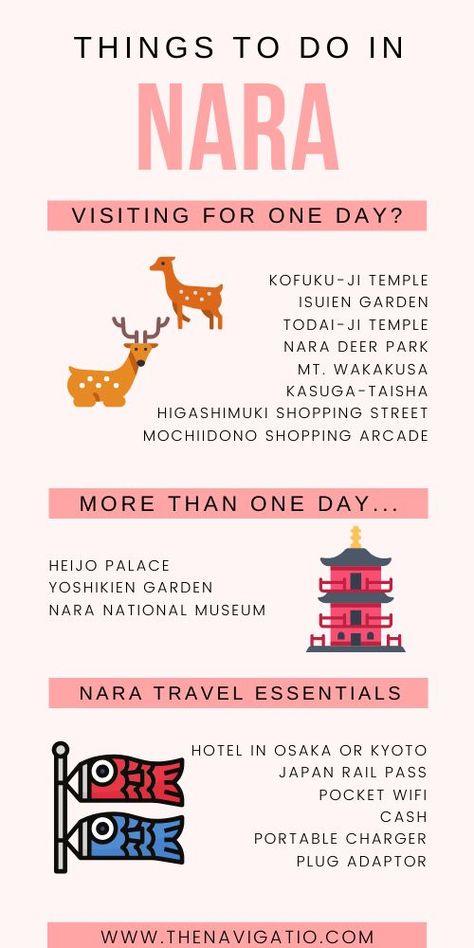 Nara Japan Travel, Japan What To Do, Japan Travel 2023, Osaka Kyoto Nara Itinerary, Things To Do In Nara Japan, Nara Deer Park Japan, What To Do In Osaka, Osaka Travel Guide, Japan Itenary