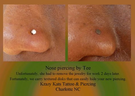 A clever way to hide your nose piercing. Jewelries made by NeoMetal. Pierce Nose, Nose Piercings, Face Tattoos, Holistic Healing, Nose Piercing, Tattoos And Piercings, Florence, Life Hacks, Piercings