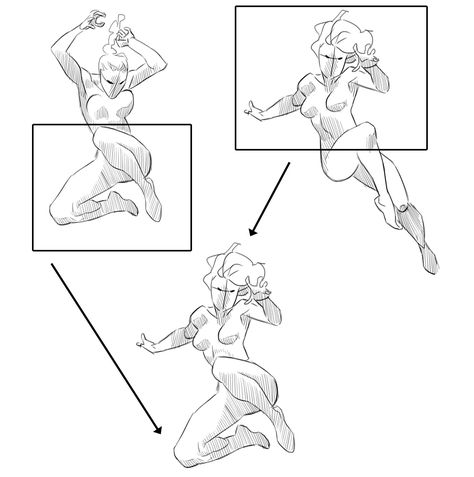 Female Jumping Pose Reference, Jumping Art Reference, Jump Reference Action Poses, Jumping Reference Drawings, Jump Pose Reference, Action Pose Female, Female Action Pose Drawing, Jump Animation Reference, Jumping Drawing Reference