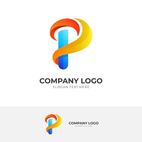 Vector letter p logo design vector, 3d s... | Premium Vector #Freepik #vector #letter-logo #creative-logo #colorful-logo #color-logo Letter Logo Design Alphabet Creative, Letter P Logo Design Creative, Letter Logo Design Alphabet Style, P Logo Design Creative, P Logo Design Letter, P Letter Logo Design, Letter P Logo Design, Letter P Logo, P Logo Design