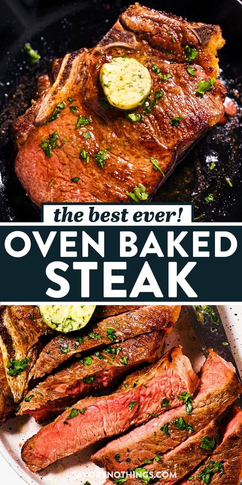 Essen, Baked Sirloin Steak, Baked Steak Recipe, Sirloin Steak Recipes Oven, Baked Steak Recipes, Oven Cooked Steak, Oven Baked Steak, Ways To Cook Steak, Sirloin Steak Recipes