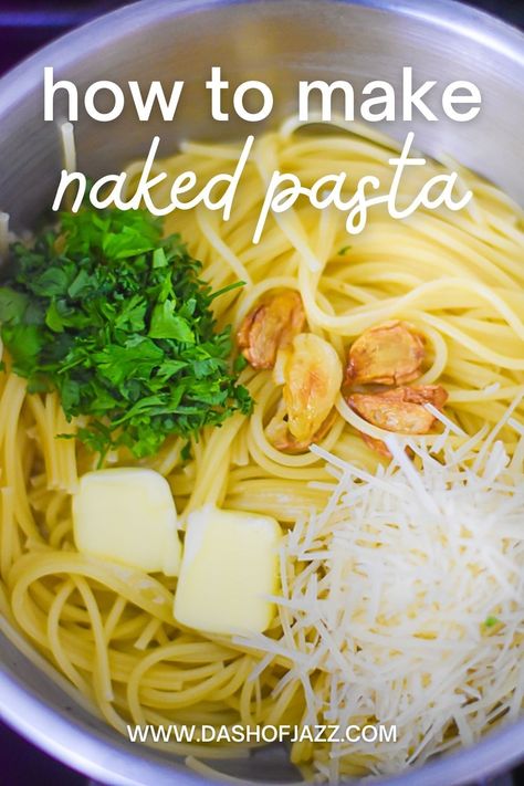 Looking for easy salmon dinner recipes? Restaurant-quality pan seared salmon paired with flavorful naked pasta is the perfect easy weeknight dinner in under 30 minutes. Get this easy salmon dinner idea from Dash of Jazz. #dashofjazzblog #nakedpasta #searedsalmoncastiron #searedsalmonrecipes #salmondinnerforone #dinnerforonepersoneasy Salmon Noodles Recipe, Pasta Sides For Salmon, Salmon With Noodles Recipes, Pasta Side Dish For Salmon, Side For Salmon, Lemon Salmon Pasta Recipes, Lemon Pasta With Salmon, Salmon Pasta No Dairy, Sides For Salmon