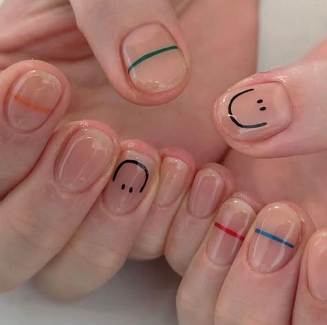 Short and Sweet: 75 Chic Short Nail Designs - Chaylor & Mads College Nails, Minimal Nails Art, Mens Nails, Hello Nails, Hippie Nails, Cute Simple Nails, Subtle Nails, Minimal Nails, Short Nails Art