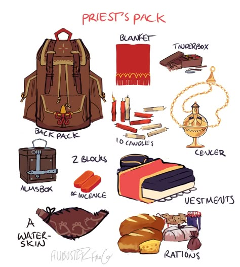 Filibusterfrog on Twitter: "priests pack #dnd #dungeonsanddragons #art #fantasy… " Dnd Character Accessories, Dnd Backpack Drawing, Dnd Packs, Dnd Backpack, Fantasy Backpack, Low Carb Keto Dinner, Yard Landscaping Low Maintenance, Drawing Mermaid, Landscaping Low Maintenance