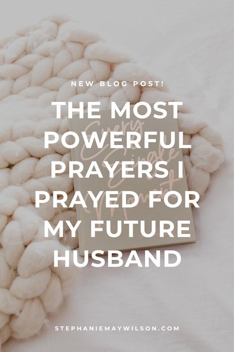 If you want to be intentional about prayer for your future husband, but don't know where to begin, I have a resource to share with you! #prayer #futurehusband #journaling Prayers Over Husband, Prayer To Find Love Future Husband, Prayers Future Husband, Prayers For Future Husband Journal, Future Husband Prayer Journal, Prayer Journal For Future Husband, Prayer For Husband Marriage, How To Pray For Your Future Husband, Praying For My Future Husband