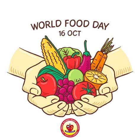 Celebrated all over the world on 16th October, World Food Day is a yearly reminder of the establishment of the Food & Agriculture Organization by the United Nations in 1945. The most important is the prevention of food wastage. JSHS urges all to stop wasting food and instead give it to the poor and the hungry. Let us pledge on this day to help remove hunger and make food available to all. #worldfoodday #food #stopwastage #spread #awareness #JSHS #school #students #teachers #parents #family Save Food Poster, Formal Id Picture, Healthy Food Activities, World Vegetarian Day, World Food Day, Vegetarian Day, Food Wastage, Food Day, Drawing Competition