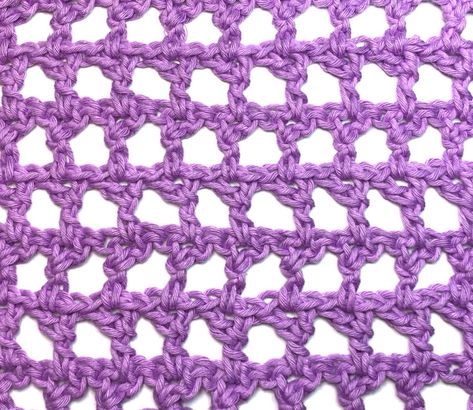 Hype Holes Crochet Stitch Pattern Tutorial Hole Crochet Stitch, Crochet Stitch With Holes, Crochet Holes Pattern, Crochet Hole Pattern, Crochet Patterns With Holes, Crochet Pattern With Holes, Crochet Stitches With Holes, Knotting Patterns, Crochet Stitches Video