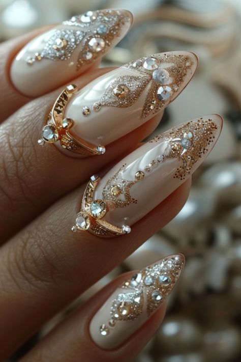 Bridesmaid Nails Bridesmaid Nails, Being A Bridesmaid, Wedding Nail Designs, Bridal Nail, Bridesmaids Nails, Chic Nail Designs, Gel Nail Art Designs, Stylish Nails Designs, Wedding Nail