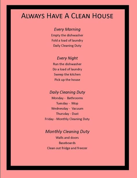 Finanse Osobiste, Household Cleaning Tips, Daily Cleaning, Cleaning Checklist, Cleaning Schedule, House Cleaning Tips, Diy Cleaning Products, Cleaning Organizing, Cleaning Solutions